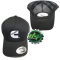 Cummins Trucker Mesh Summer Hat for Trucks (Snap Back, Black Logo)