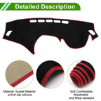 Dashboard Cover Mat for BMW 1 Series F20 (2012–2017) Black Red