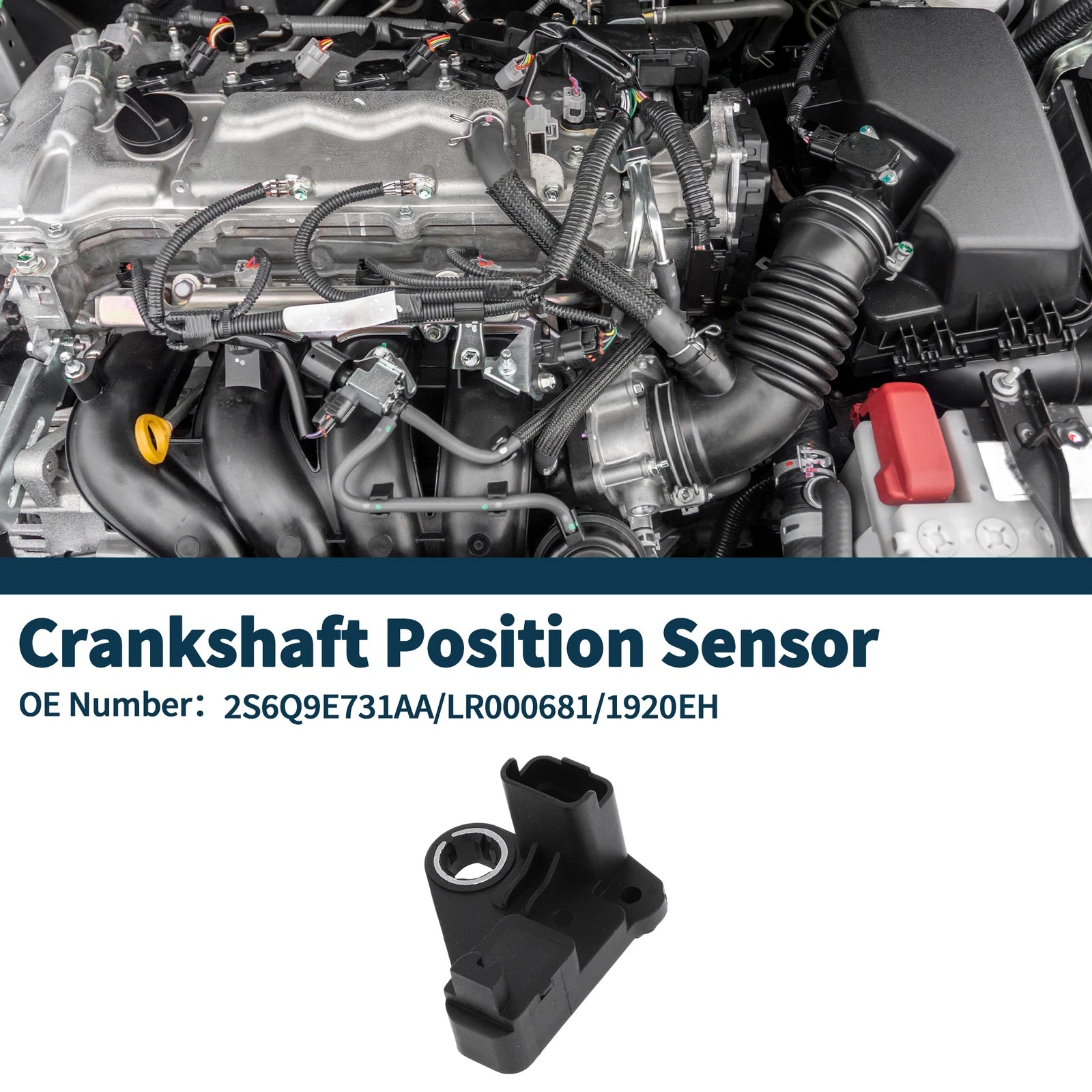 Crankshaft Position Sensor for Ford Fiesta 1.6 TDCi (2004–2008) 2S6Q9E731AA