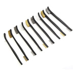 Wire Brushes Set of 4 for Automotive Paint Removal and Thread Cleaning