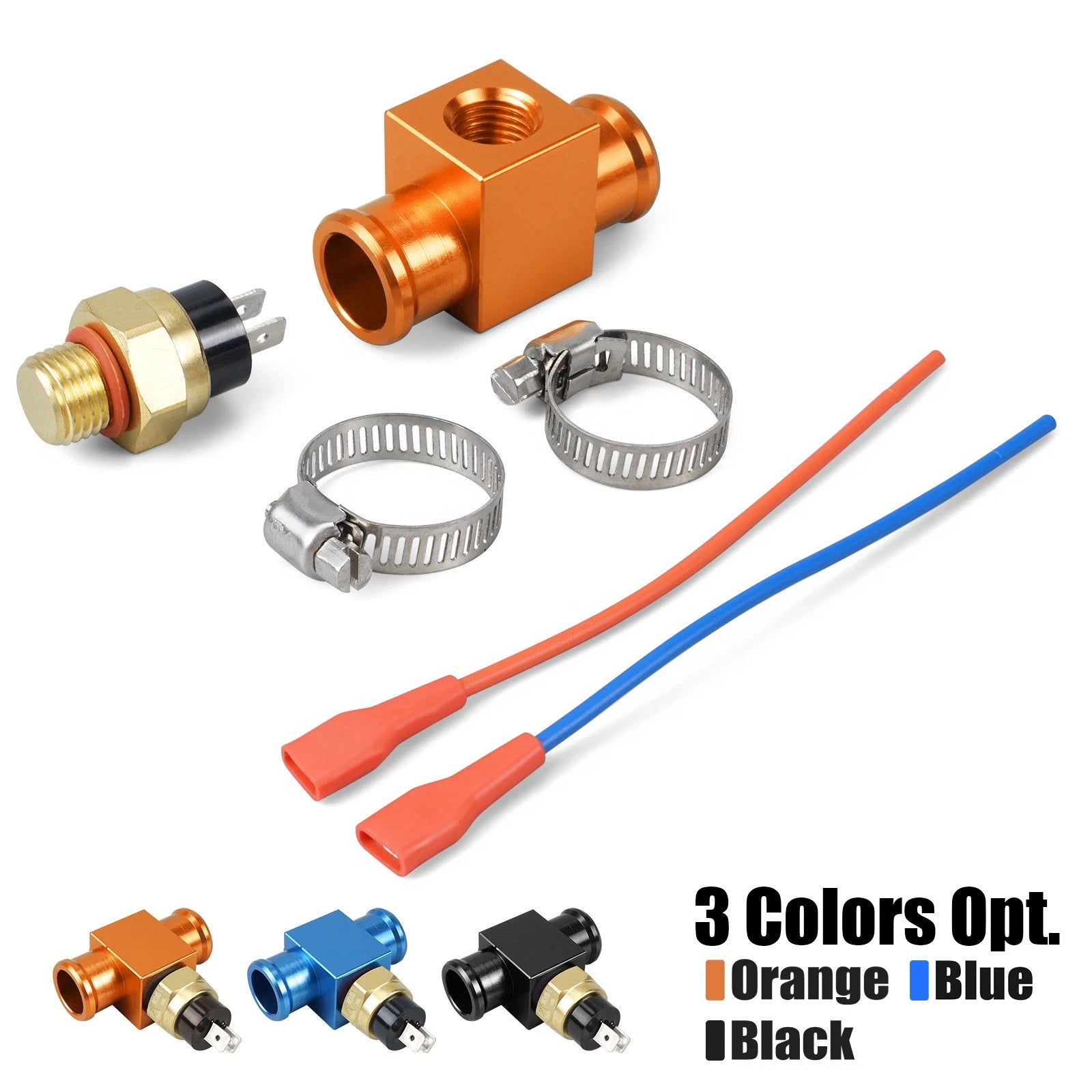 Radiator Fan Thermo Switch for KTM 125-530 EXC EXC-F XC XCF XC-F XCW SX SXF (2008–2023)