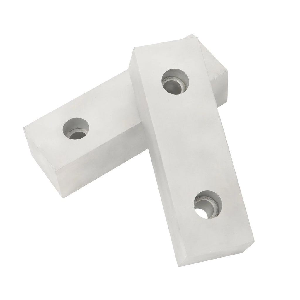 Set of 2 Reversible Aluminium Vise Jaws for 8" Vise