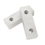 Set of 2 Reversible Aluminium Vise Jaws for 8" Vise
