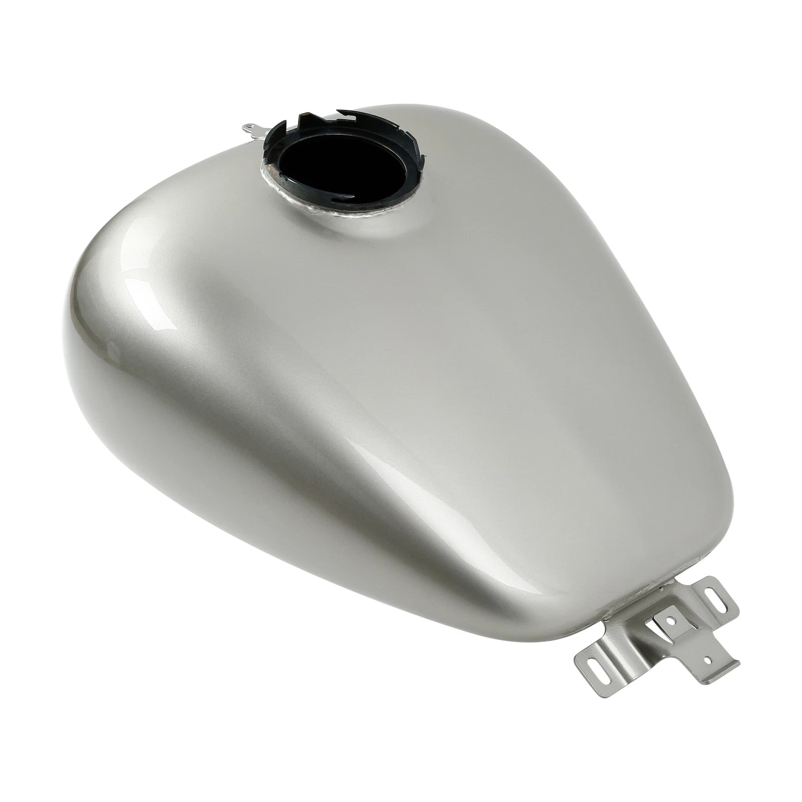 6 Gallon Fuel Gas Tank for Harley Touring Road Glide (2008–2025) Silver Fortune