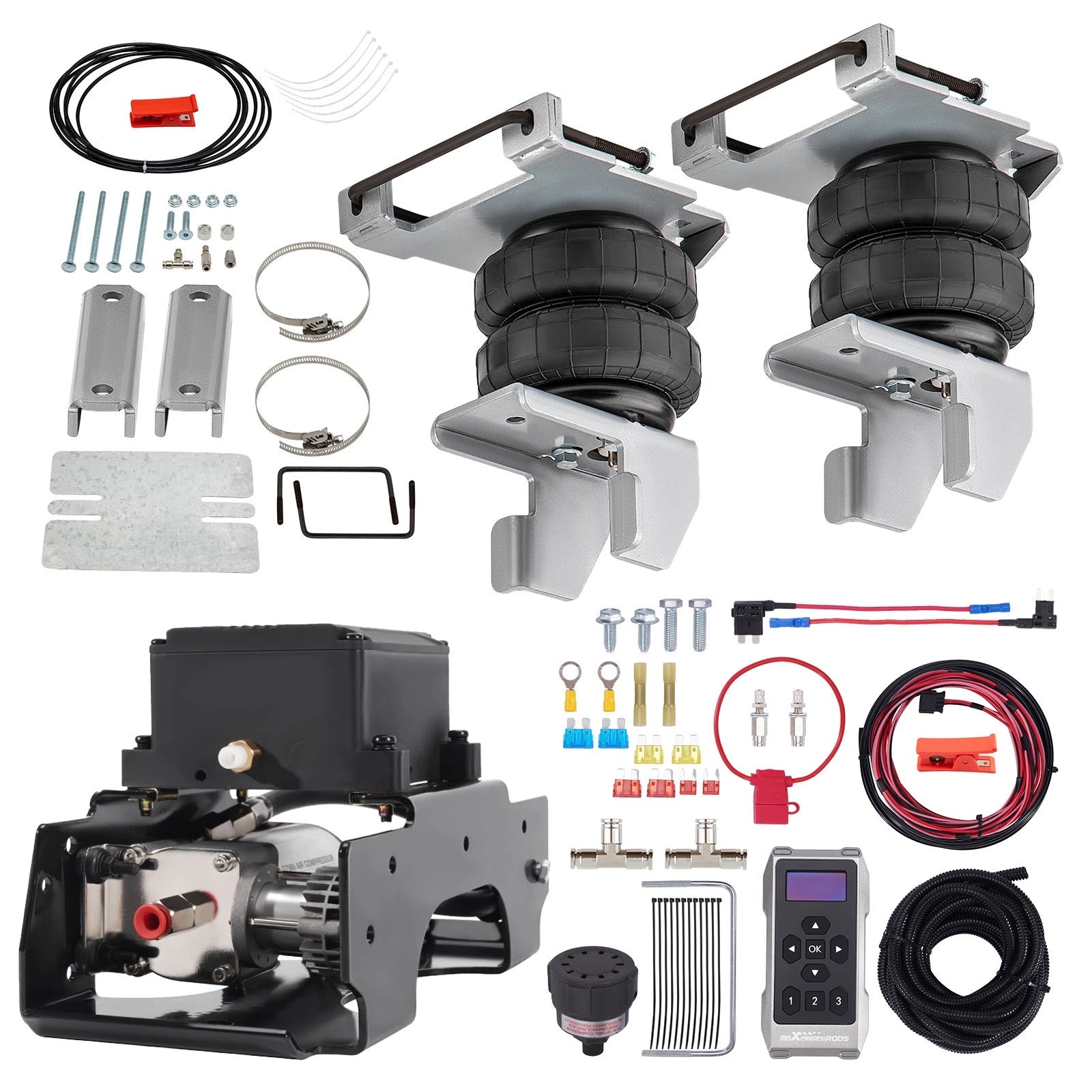 Air Suspension Wireless Air Compressor Kit for Chevy GMC Sierra 1500 (2007–2018)