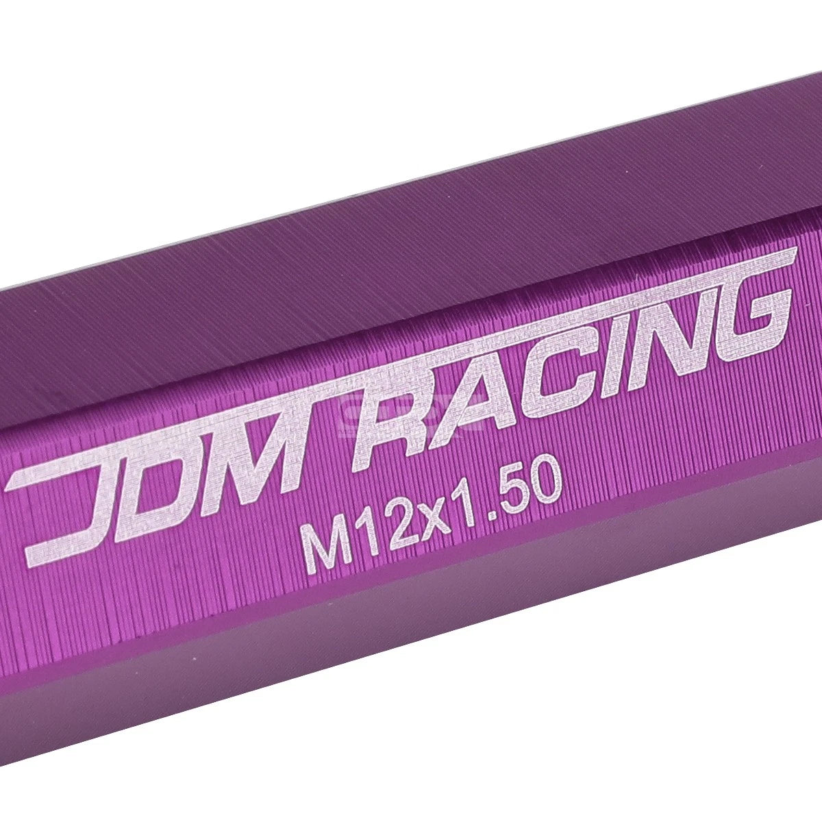 20x Open End M12x1.5 90mm Tall Purple Aluminum Lug Nuts + Adapter