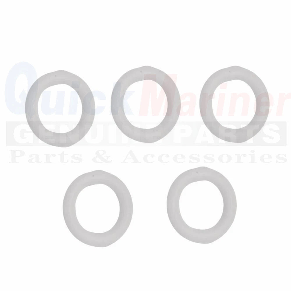 5 Plastic Drain/Fill Plug Washers for Johnson Evinrude Lower Unit (311598, 18-4248)