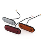24V 30LED Oval Side Marker Indicator Light for Trailer Truck Van