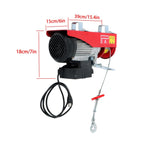 Electric Hoist with Wireless Remote for Automotive Lifts (110V, 880lbs)