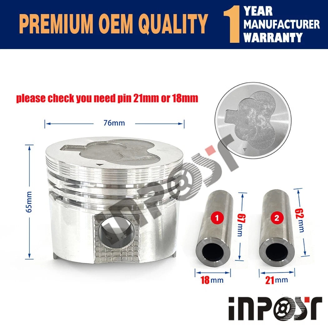Inpost Overhaul Rebuild Kit for Mitsubishi L2E Engine (L2E)