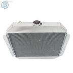 4 Row Radiator with Shroud Fan & Relay for Ford F350 F250 F100 (1966–1979)