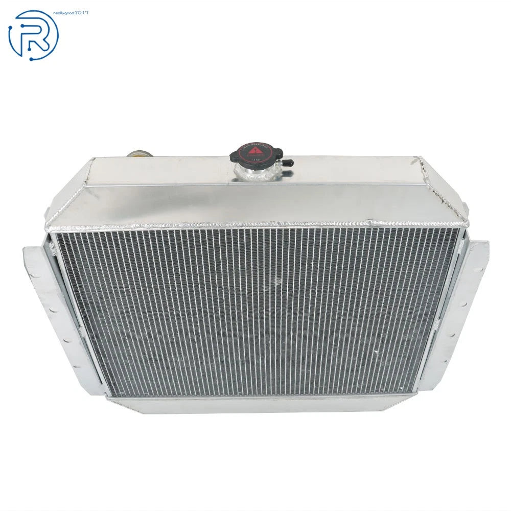 4 Row Radiator with Shroud Fan & Relay for Ford F350 F250 F100 (1966–1979)