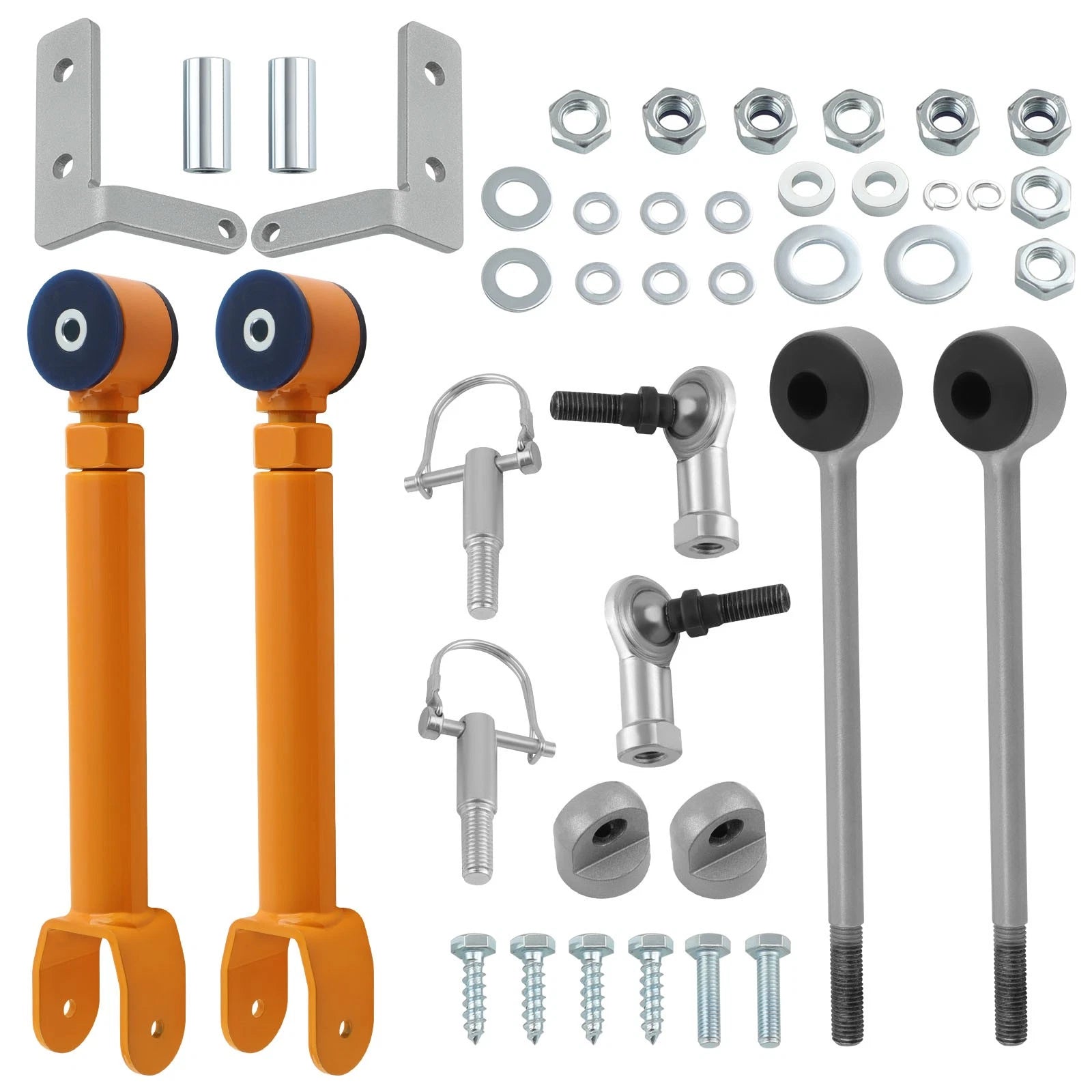 Adjustable Front Upper Control Arms + Quick Disconnects for Jeep XJ ZJ (1984–2001)