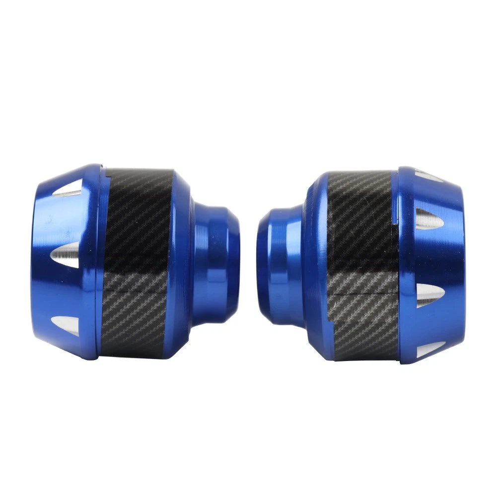 Front Fork Frame Sliders for Motorcycle (Alu Blue)