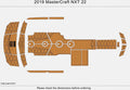 EVA Pads for MasterCraft NXT 22 (2019) - Swim Platform Cockpit Flooring