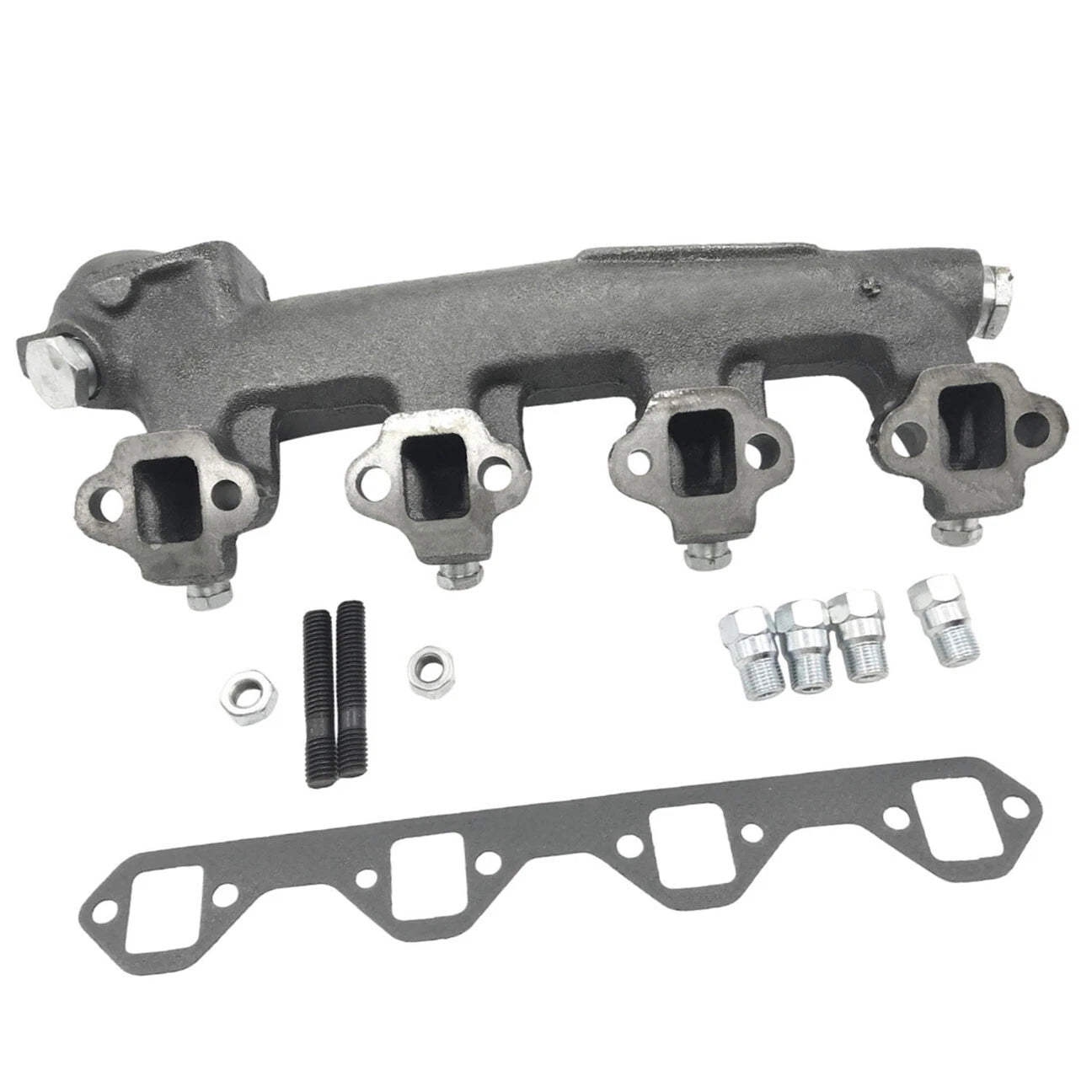 2X Exhaust Manifold with Gasket Kit for Ford F-150 250 350