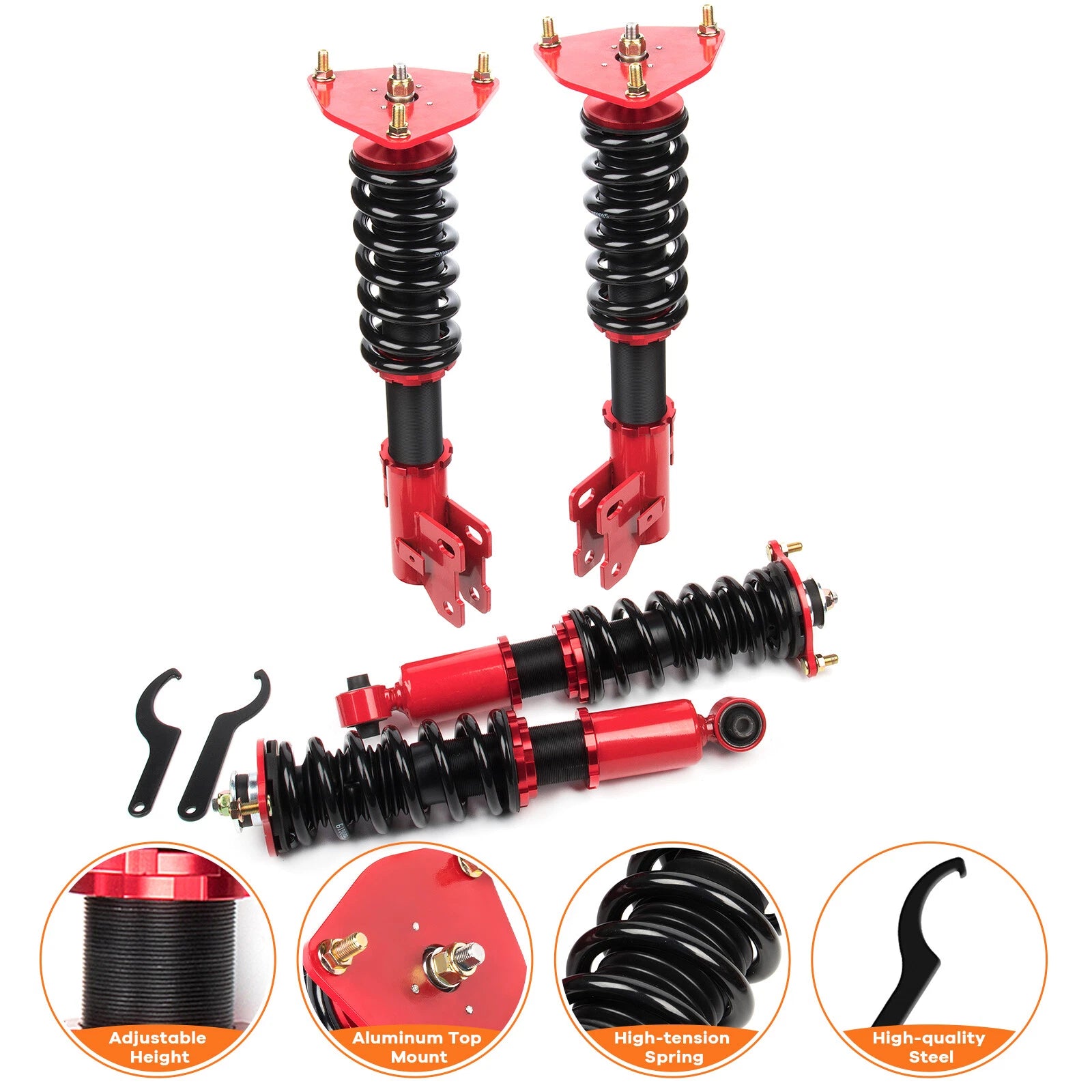 Coilovers for Mitsubishi 3000GT (1991–1999) Adjustable Height Suspension