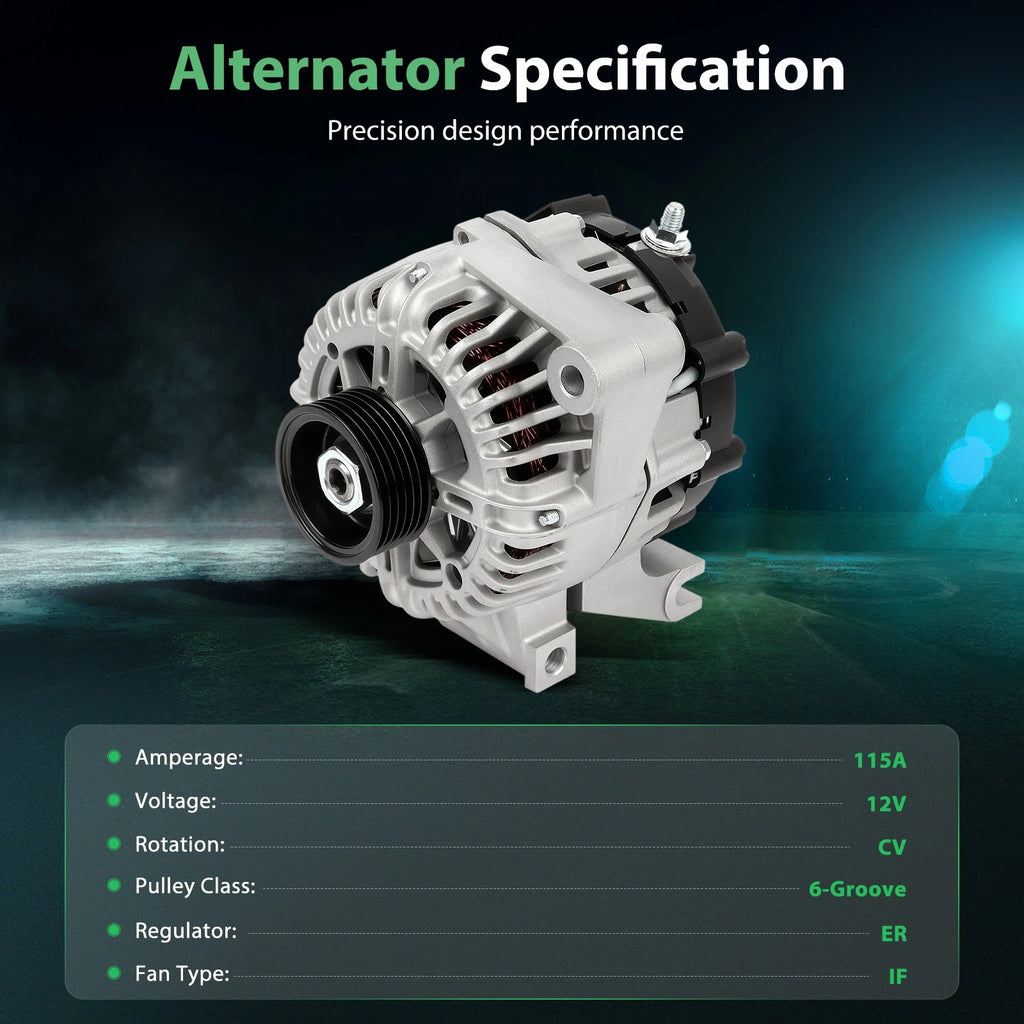 Alternator for Chevrolet Malibu (2004–2009) 3.5L V6