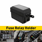 12-Slot Relay Fuse Holder for Universal Applications (ATC/ATO)
