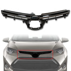 Glossy Black Front Upper Bumper Grille for Toyota Corolla (2017–2019)