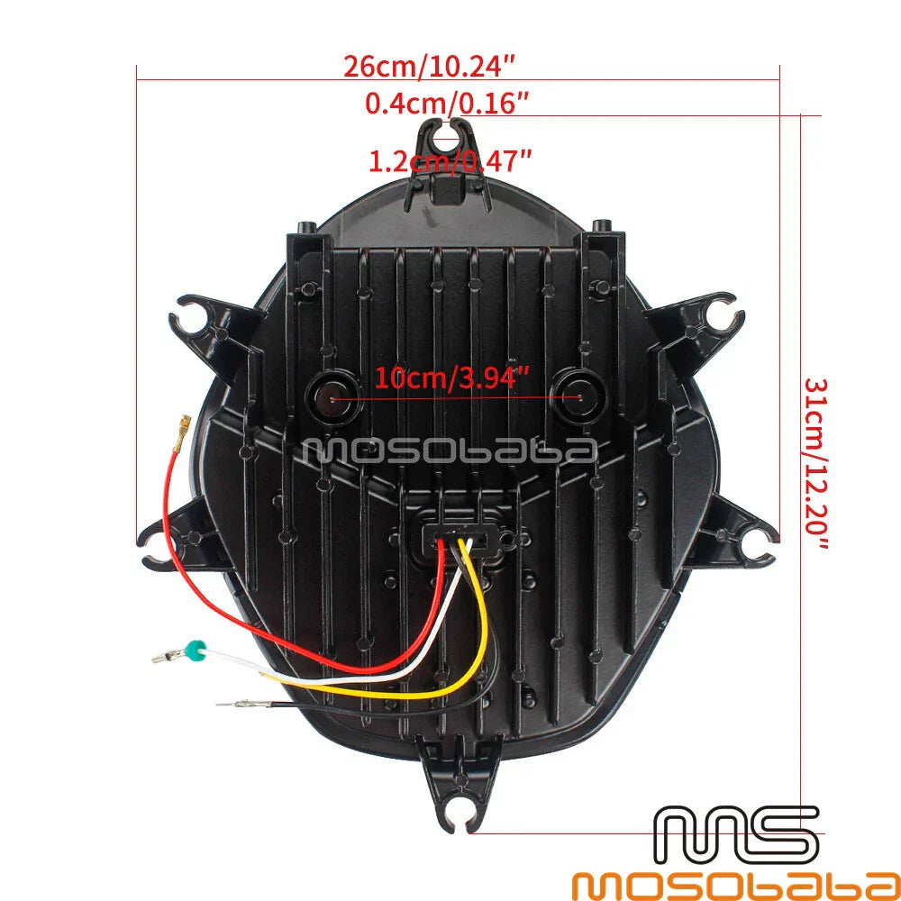 Headlamp Assembly for Suzuki Vstrom 650/1000 DL1000XA LED Halo (2004-2023)