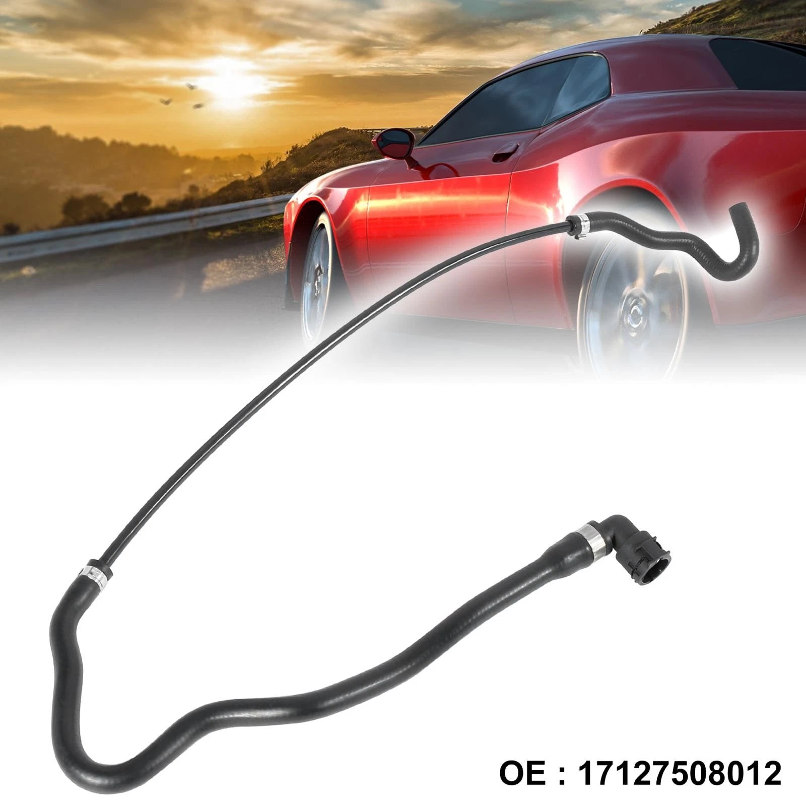 Radiator Coolant Water Hose 17127508012 for BMW 745Li (2002–2005)
