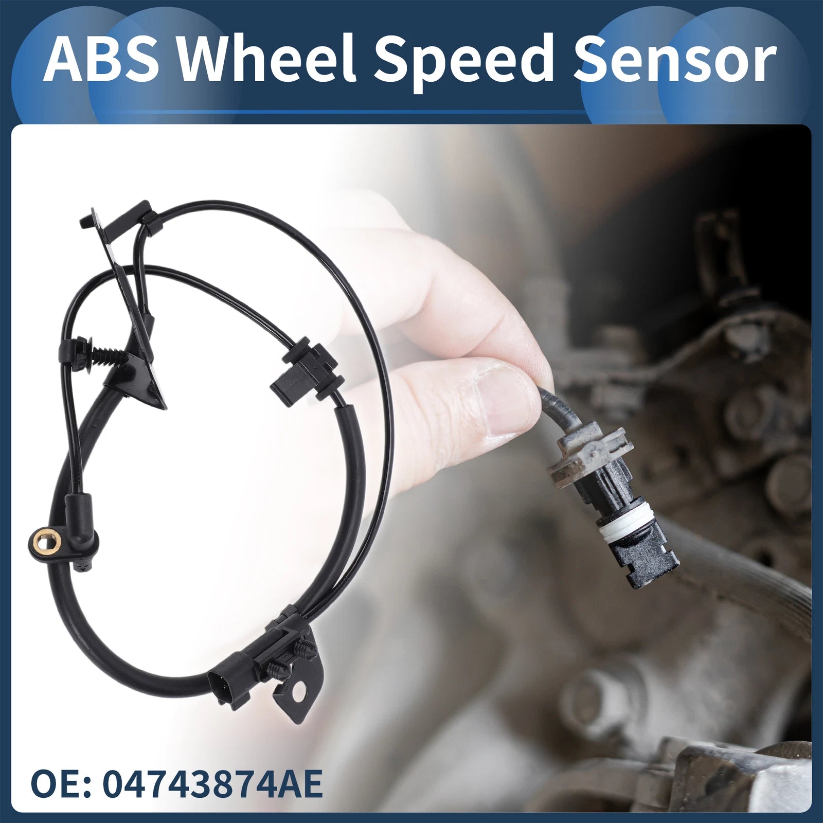 ABS Wheel Speed Sensor No. 04743874AE for Dodge Journey (2009–2020)