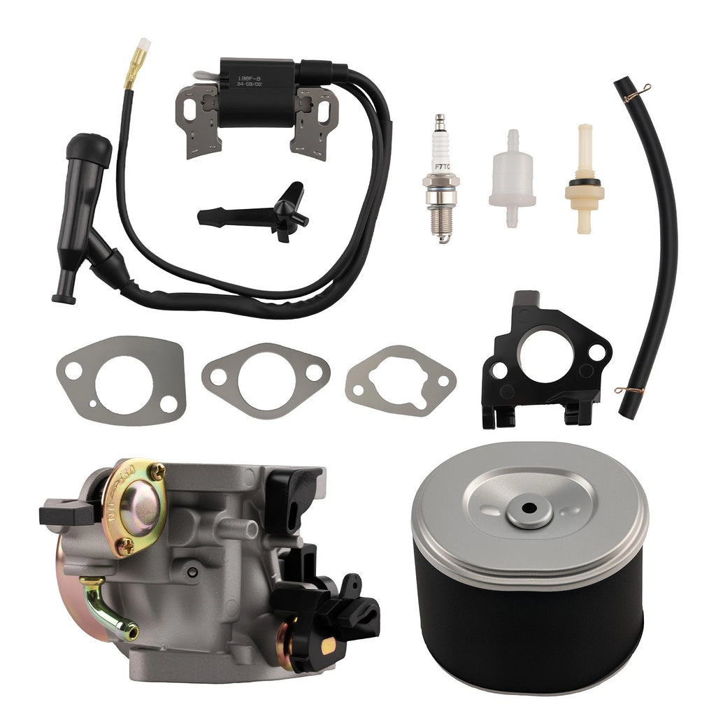 Carburetor with Fuel Line for Honda GX340 GX390 (11HP 13HP) 16100-ZF6-V01
