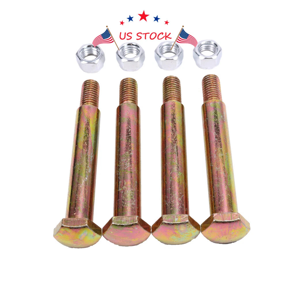 Set of 4 Mower Deck Wheels Bolts for RZT50 RZT54 LT1050 SLT1554