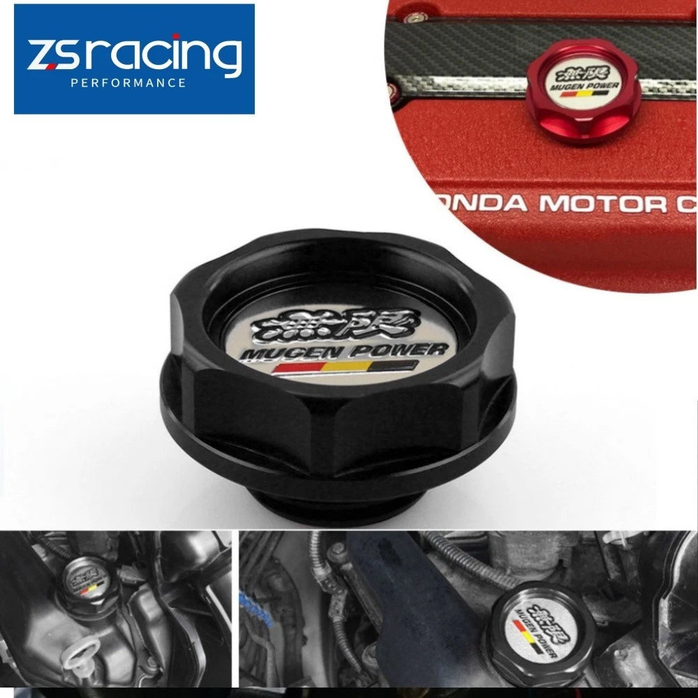 M32x3.5 JDM Screw-In Mugen Oil Filler Cap for Honda Civic, Acura