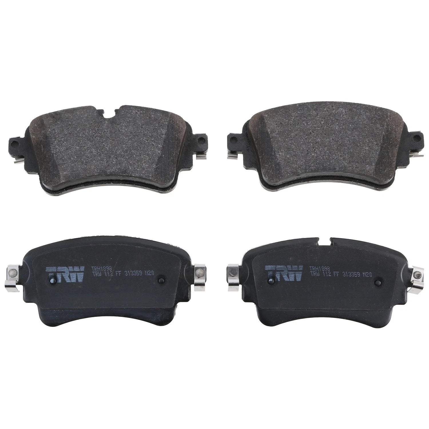 Set of 4 Disc Brake Pads for Audi A4 (2017–2018)