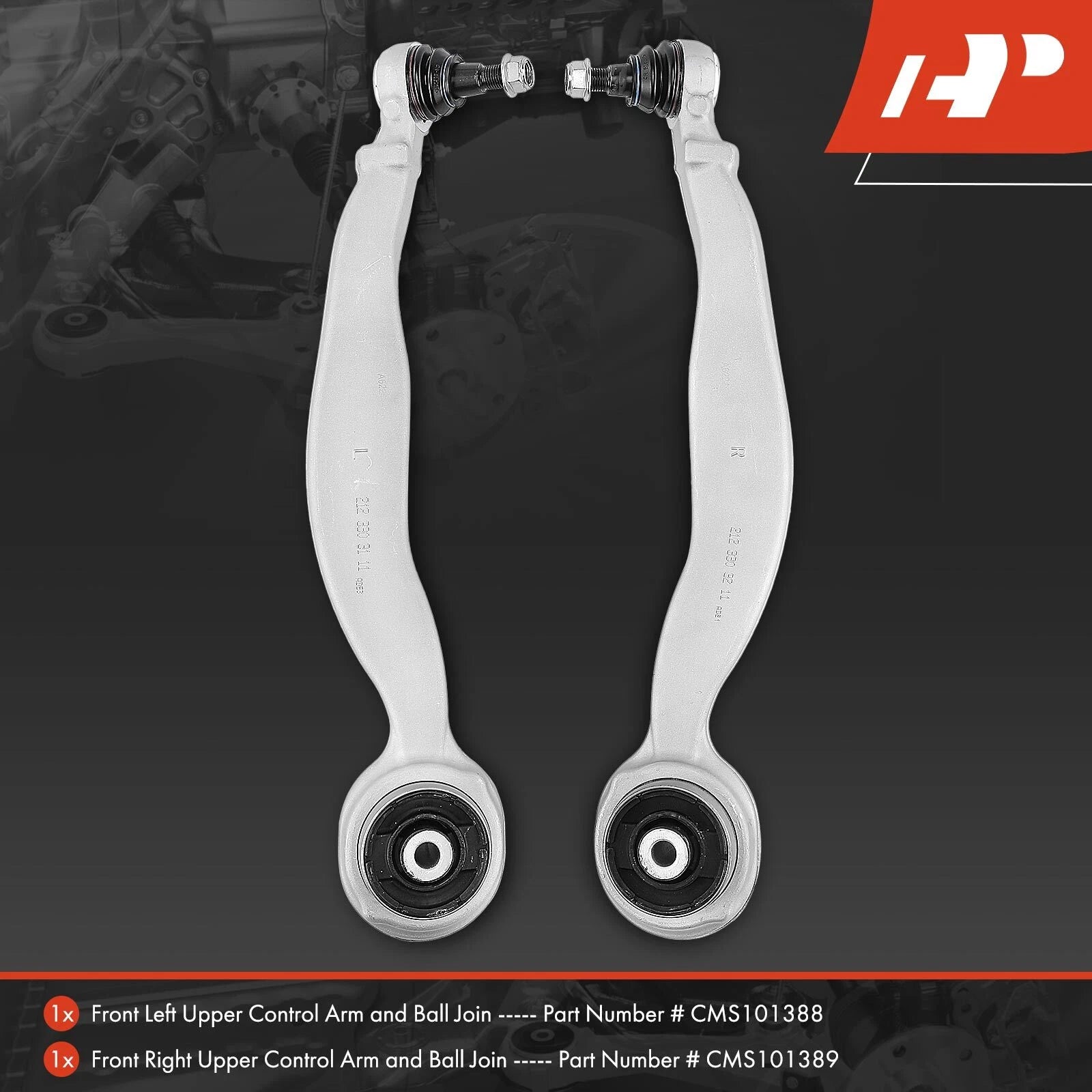 2X Front Upper Control Arms with Ball Joints for Benz W212 E250 E350 (2009-2016)