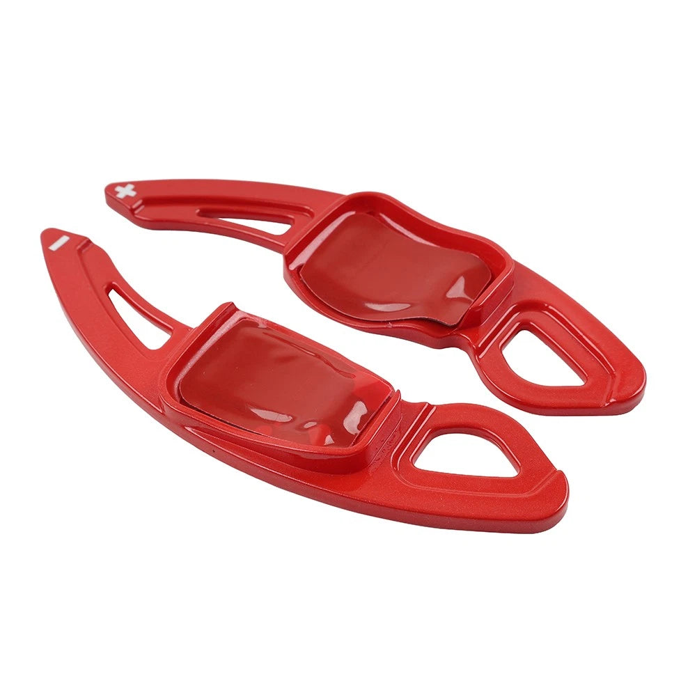 Steering Wheel Paddle Shifter Extensions for VW Golf Jetta Passat Polo (2005–2016) Red