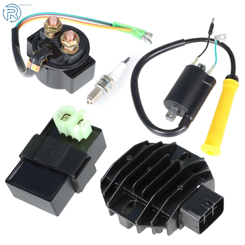 CDI Ignition Coil Starter Relay Rectifier for Honda Sportrax TRX400EX (1999–2004)