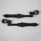 HTTMT Black Stick Foot Peg for Honda Yamaha Suzuki Kawasaki (1.5")