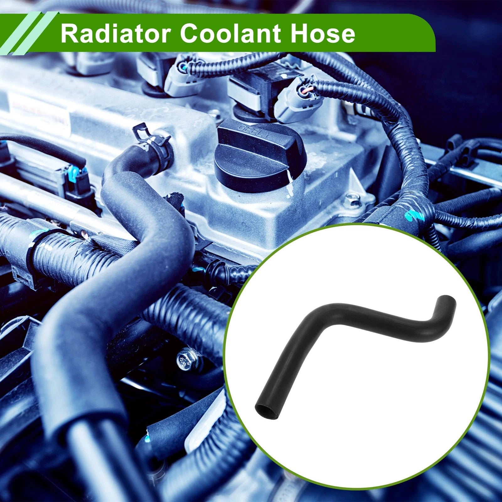 Radiator Coolant Hose for Toyota Highlander 2008–2013 (3.5L) No. 1657131230 Rubber