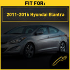 Exterior Door Handle for Hyundai Elantra (2011–2016) Front Left Black