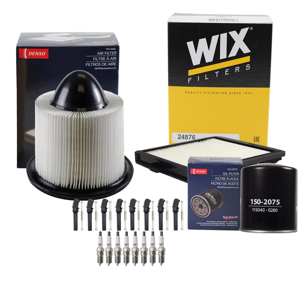 Tune Up Kit with 8 Spark Plugs & Boots for Ford Expedition F-150 F-350