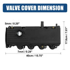 Engine Valve Cover for Hyundai Accent 2000-2002 1.5L (2 x Covers)