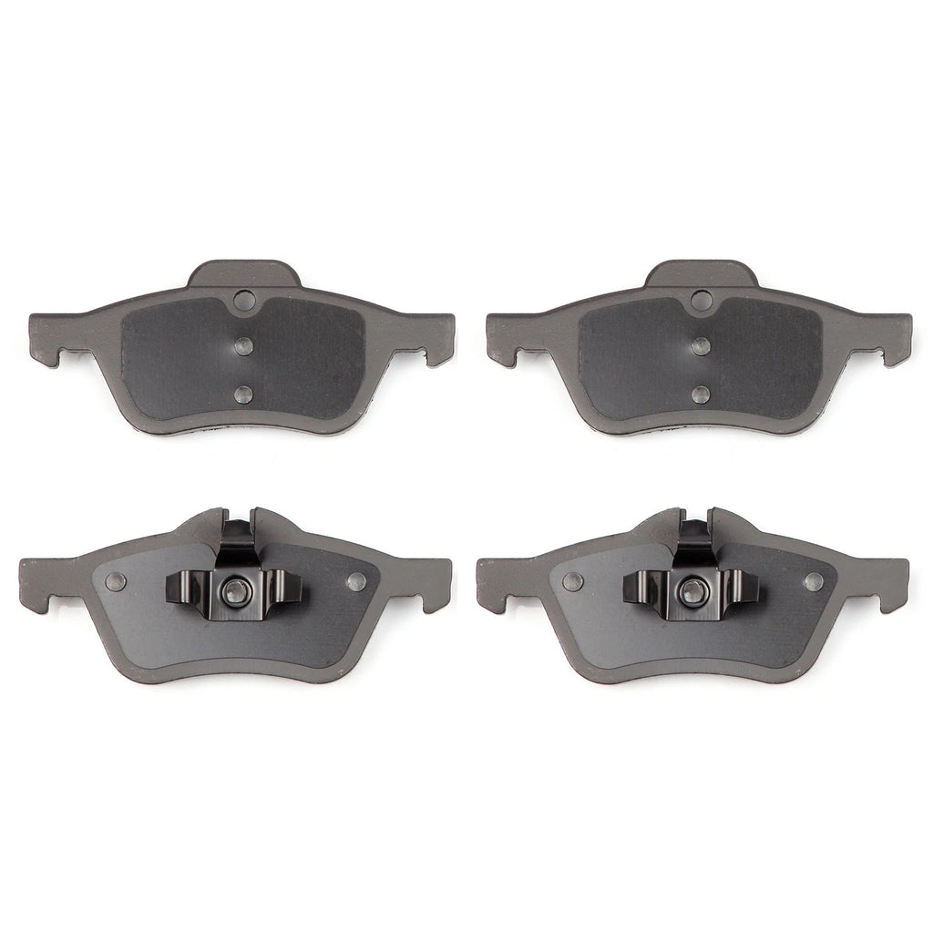 Set of 4 Front Disc Rotors + Ceramic Brake Pads for Mini Cooper (2002–2006)