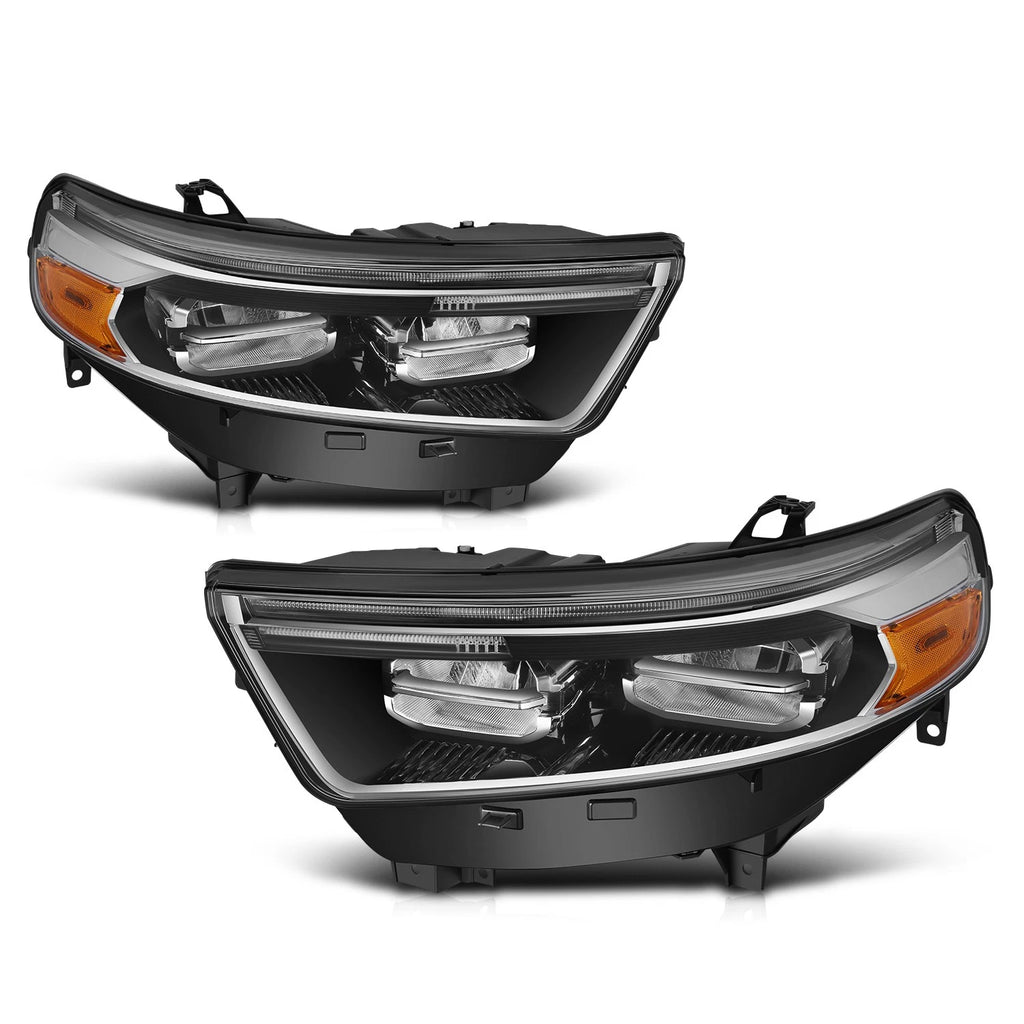 Left Side Headlight Lamp for Ford Explorer (2020–2024) - Black Housing, Clear Lens