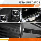 LED DRL Strip Headlights for Ford F150 (2004–2008) Black Housing Clear Corner