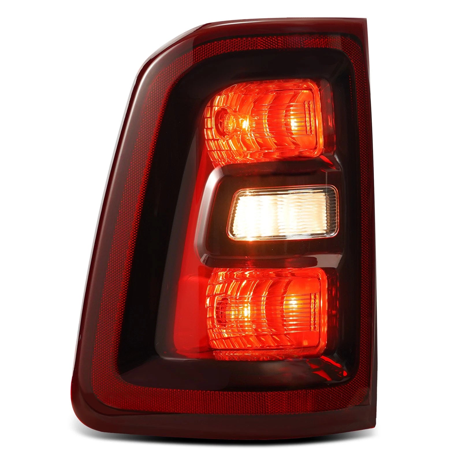 Halogen Tail Light w/Bulb for Ram 1500 (2025–2026) Black Rear Pair