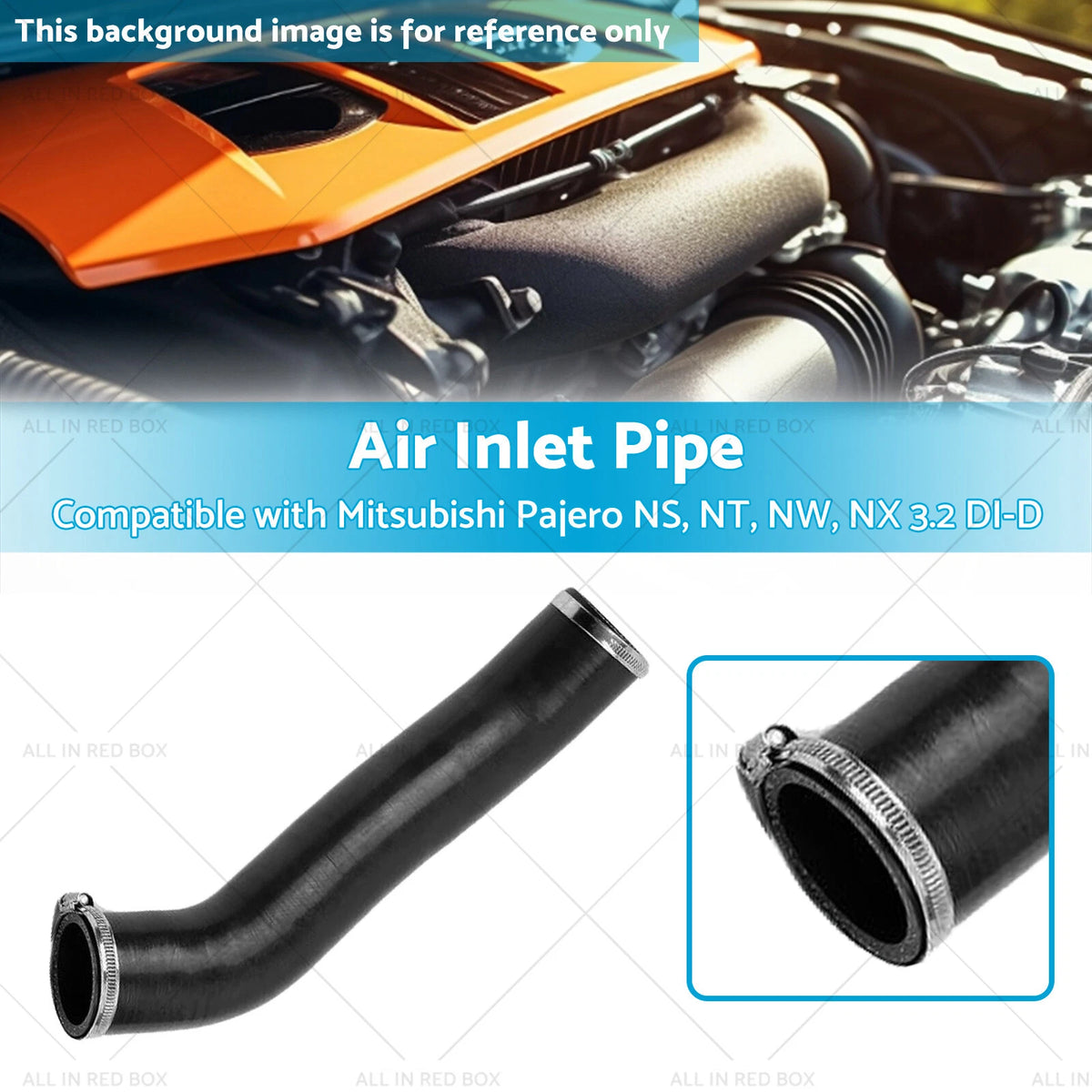Charge Air Pipe Inlet Hose for Mitsubishi Pajero IV V80 (2006–2015) 1505A361