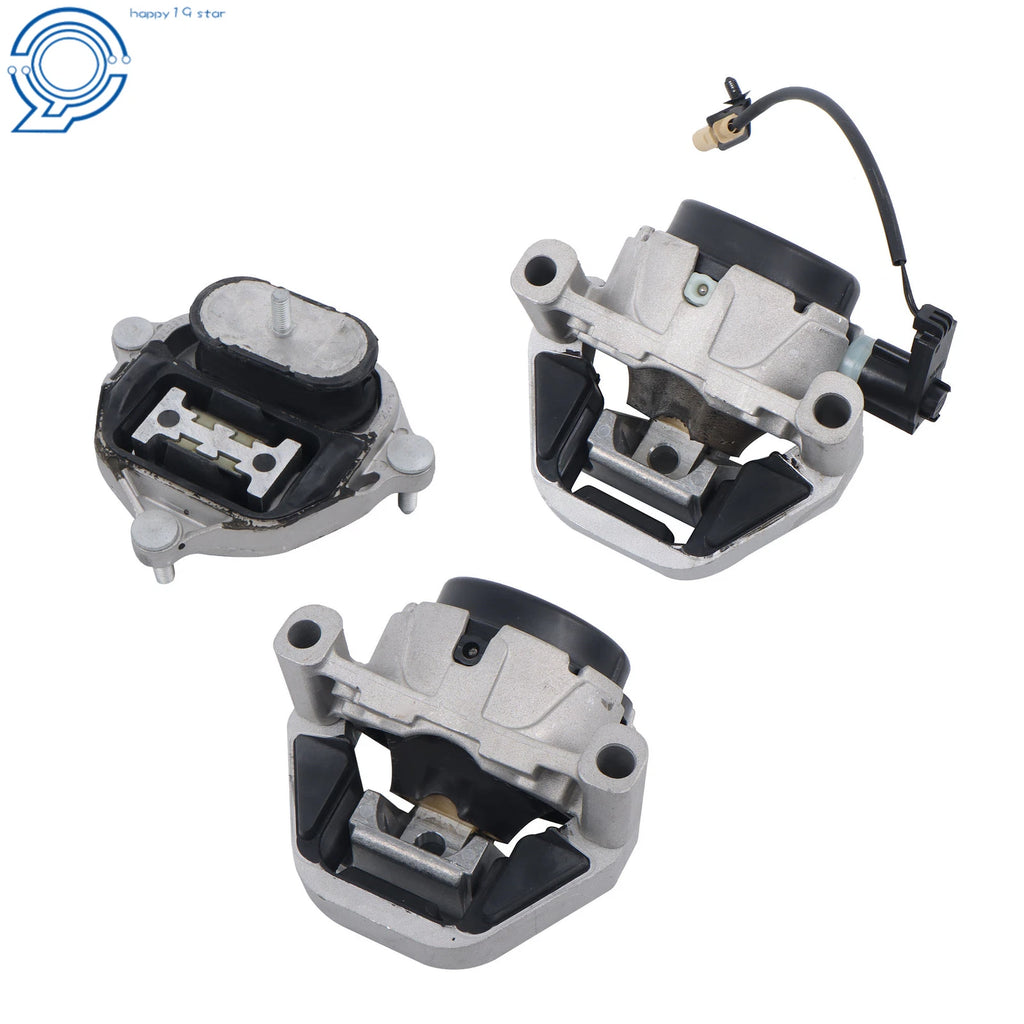 Set of 3 Engine and Transmission Mounts for Audi A6 (2012–2018)
