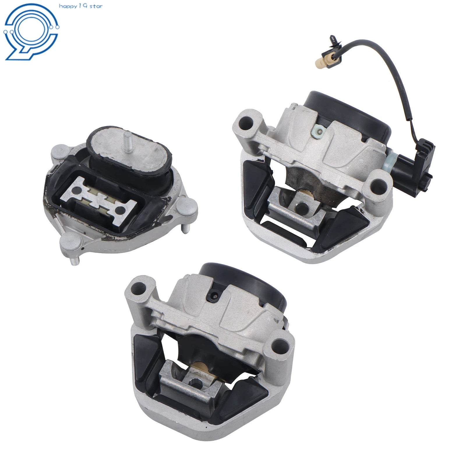 Set of 3 Engine and Transmission Mounts for Audi A6 (2012–2018)