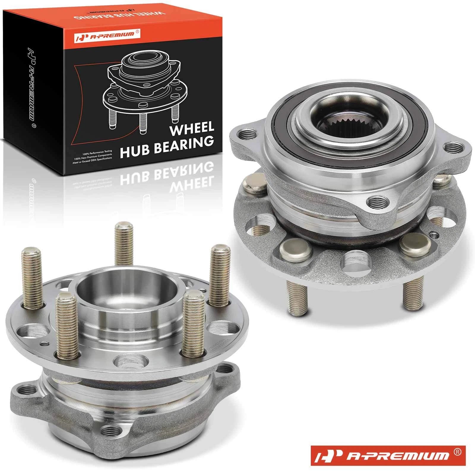 2X Wheel Hub and Bearing Assembly for Kia Sorento (2011–2020)
