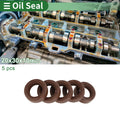 Set of 5 Oil Seals FKM Rubber 20x30x10mm High Pressure