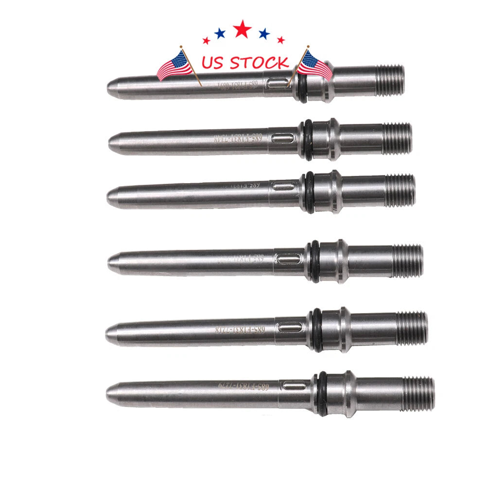 Set of 6 Injector Connector Tubes for Dodge Cummins Diesel (5.9L, 6.7L)