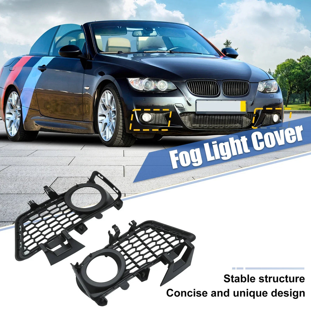 1 Pair Car Fog Light Grille Cover for BMW 3 SERIES